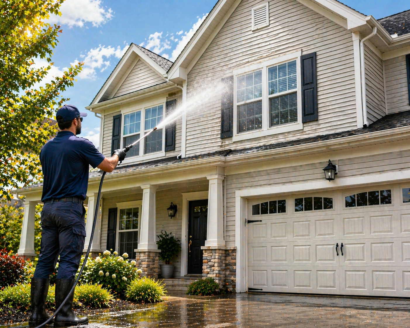 Exterior Power-washing